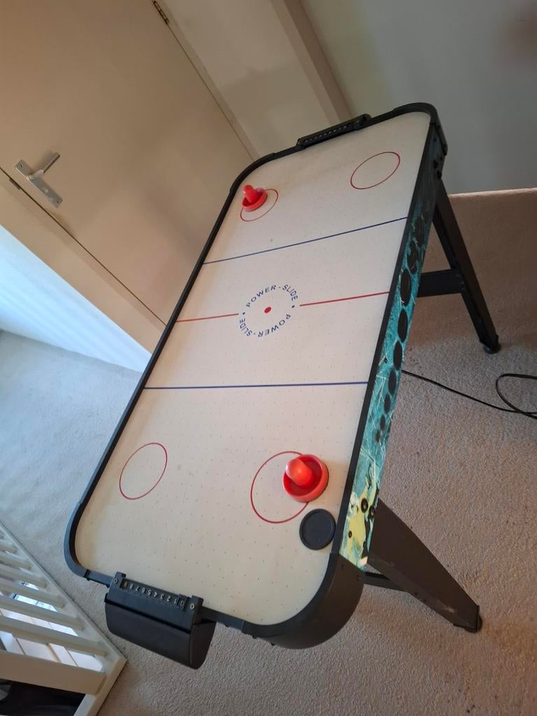 Airhockeytafel Power Slide ophalen Dichteren, Een of twee spelers, Ophalen, Gebruikt, Power Slide