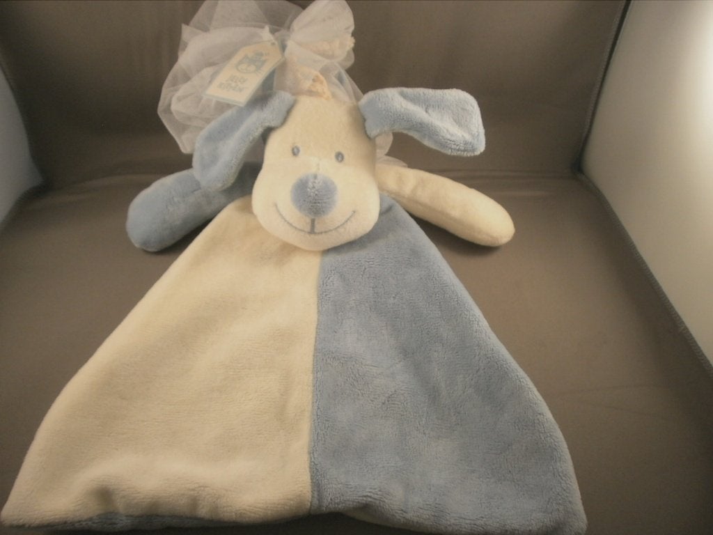 jelly kitten hond blauw wit velours totaal 37 cm met blauwe, Jellycat, Nieuw, Wasbaar, Middelgroot (20 tot 80 cm)