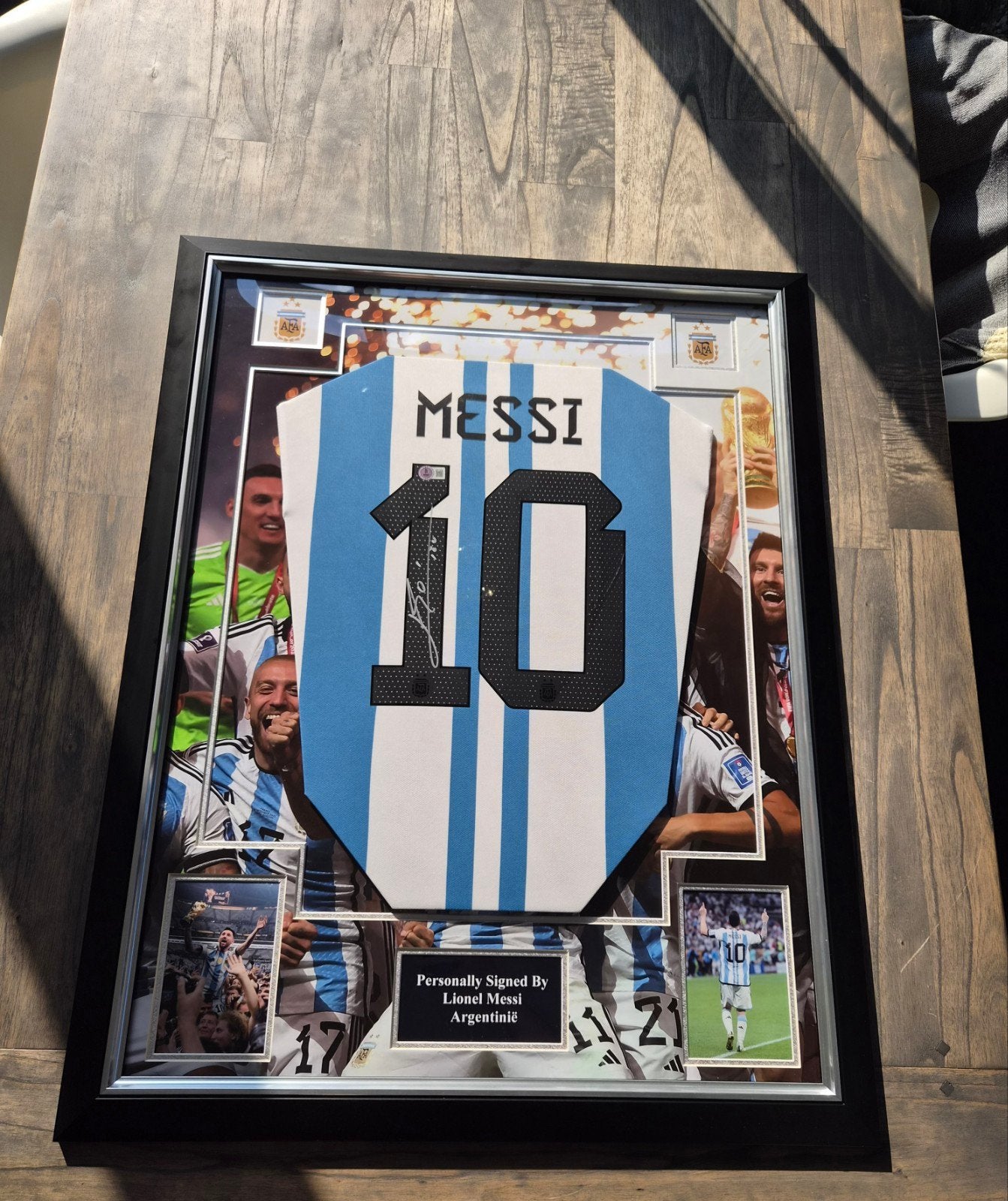 gesigneerd Lionel Messi shirt, Verzamelen, Ophalen of Verzenden, Nieuw, Buitenlandse clubs, Shirt