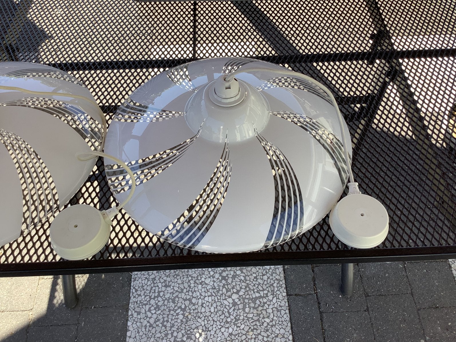 Twee hanglampen voor caravan, Ophalen, Zo goed als nieuw