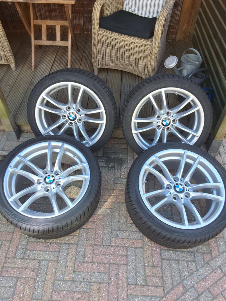 Gebruikte Velgen set 640 m voor een bmw m2 ,1 serie ,2 serie, 18 inch, Gebruikt, 255 mm, Banden en Velgen