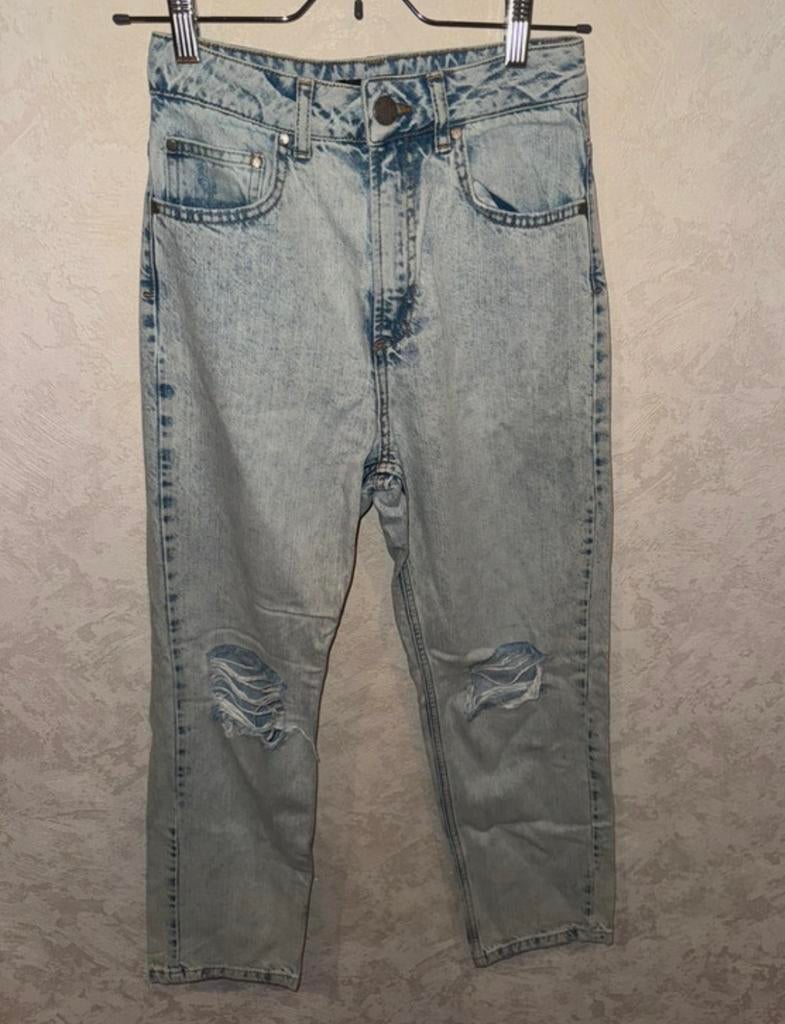 Nikkie spijkerbroek maat XXS in perfecte staat, Ophalen of Verzenden, Zo goed als nieuw, Blauw, W27 (confectie 34) of kleiner