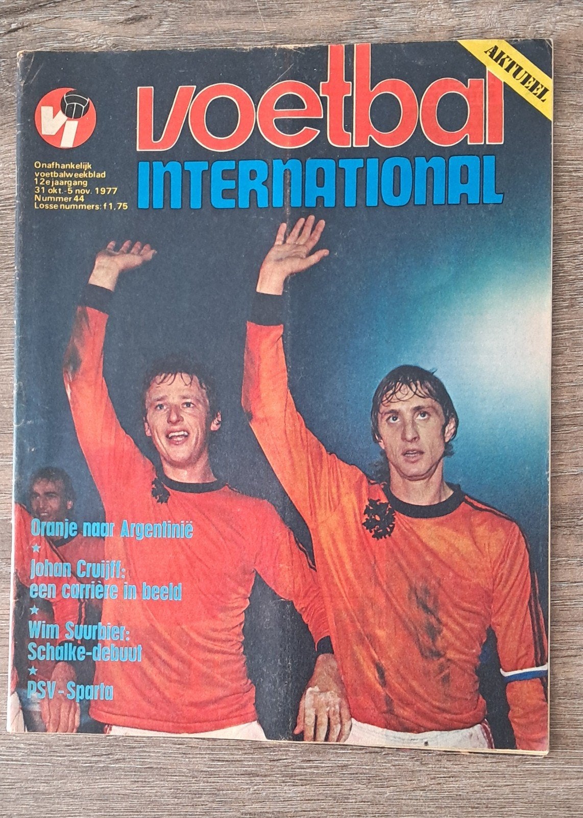 Voetbal International 1977: Oranje naar Argentinië, Verzamelen, Ophalen of Verzenden, Ajax