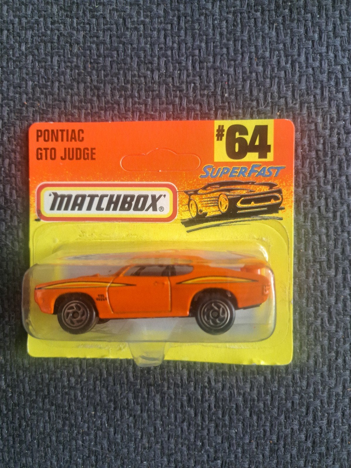matchbox superfast model pontiac gto judge, Usa, Auto, Ophalen of Verzenden, Zo goed als nieuw
