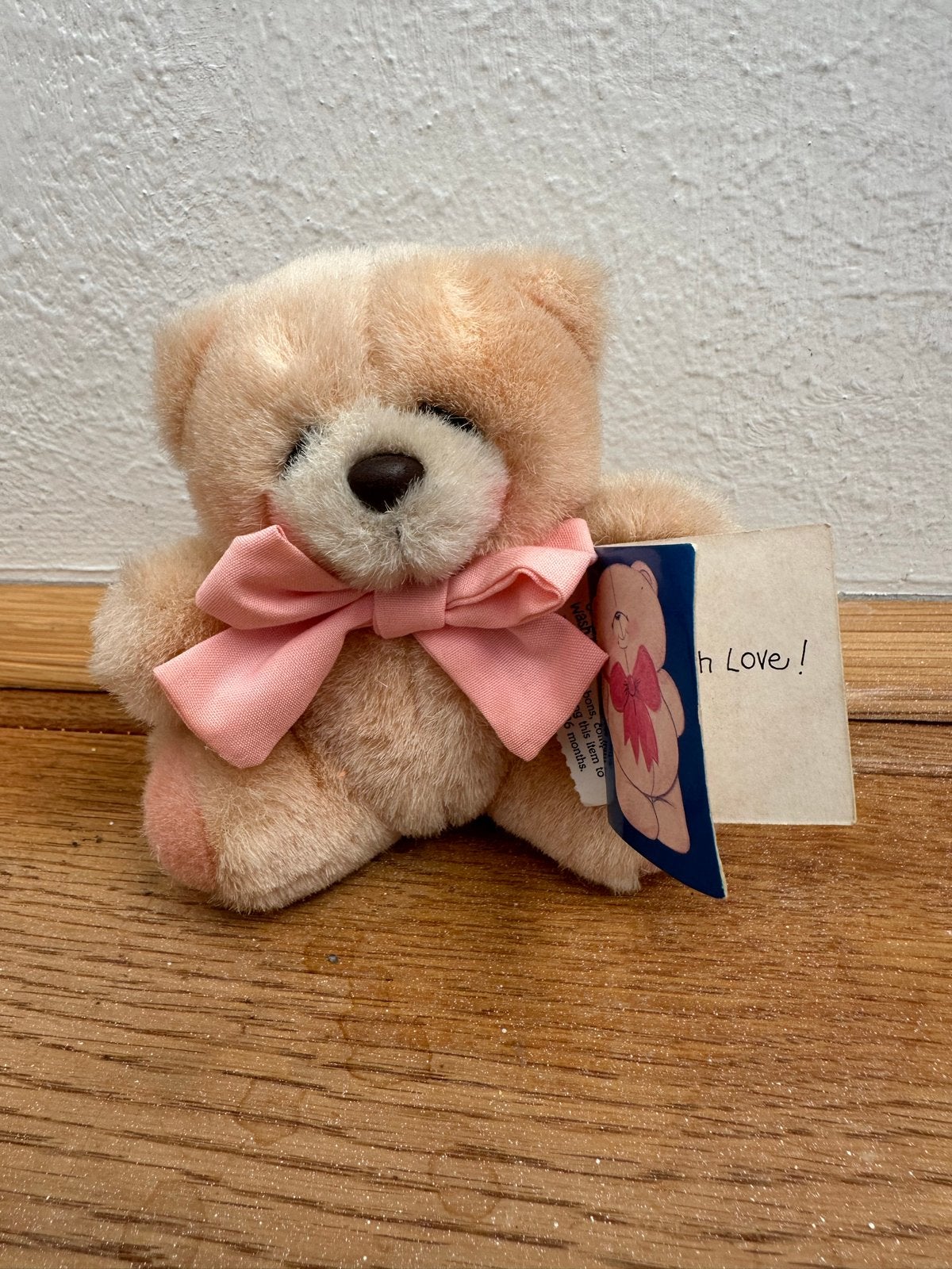 Forever Friends knuffelbeer met roze strik en label, Kinderen en Baby's, Speelgoed | Knuffels en Pluche, Overige merken, Overige karakters