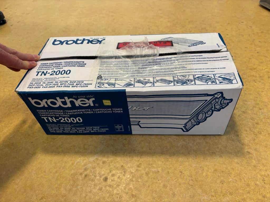 Toner Brother TN-2000, Computers en Software, Printerbenodigdheden, Ophalen of Verzenden, Zo goed als nieuw, Toner