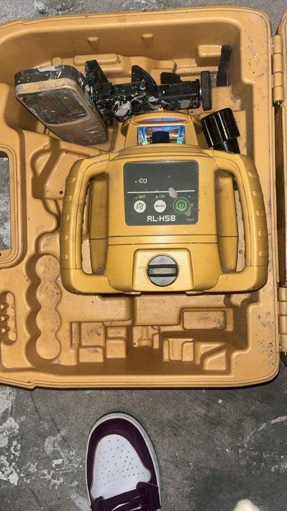 bouwlaser Topcon RL HSB, Doe-het-zelf en Verbouw, Ophalen, Gebruikt, Afstand