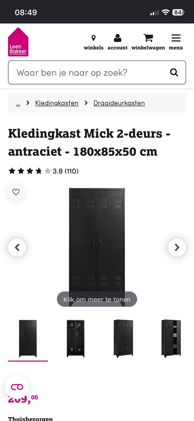 2 kasten Mick, Ophalen, Gebruikt