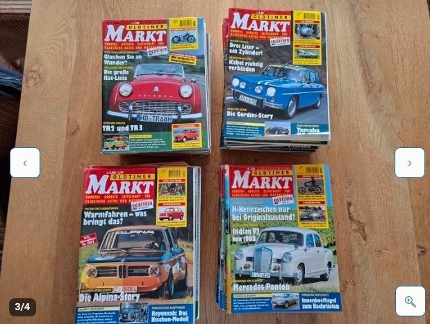 Oldtimer Markt 1993-2003, diverse jaargangen, Ophalen of Verzenden, Gebruikt