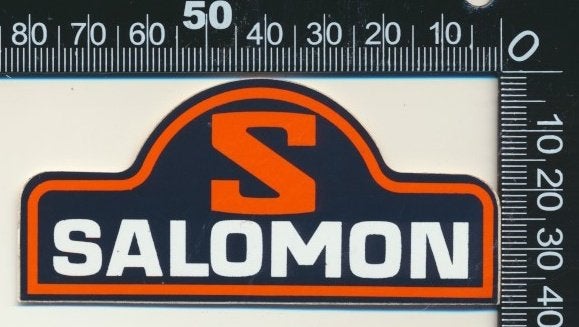 Sticker: Salomon (4), Ophalen of Verzenden, Zo goed als nieuw, Bedrijf of Vereniging