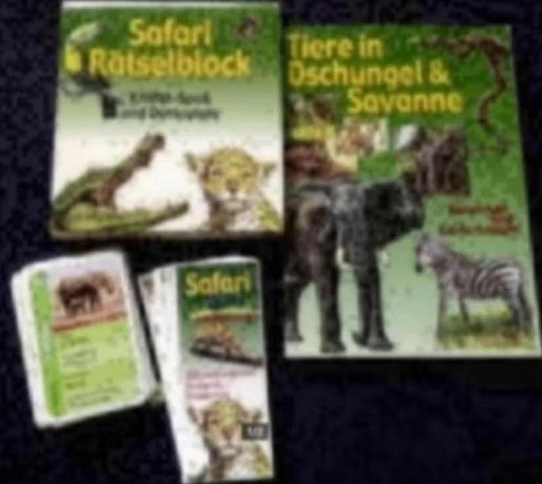 Safari spel in Duits; Dschungel-Safari traum-reise-koffer, Ophalen of Verzenden, Zo goed als nieuw