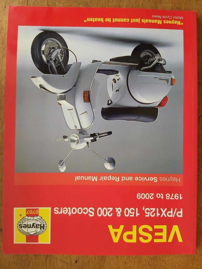 Haynes Vespa P/PX125, 150 & 200 Scooters Service Manual, Boeken, Ophalen of Verzenden, Zo goed als nieuw, Algemeen, Haynes