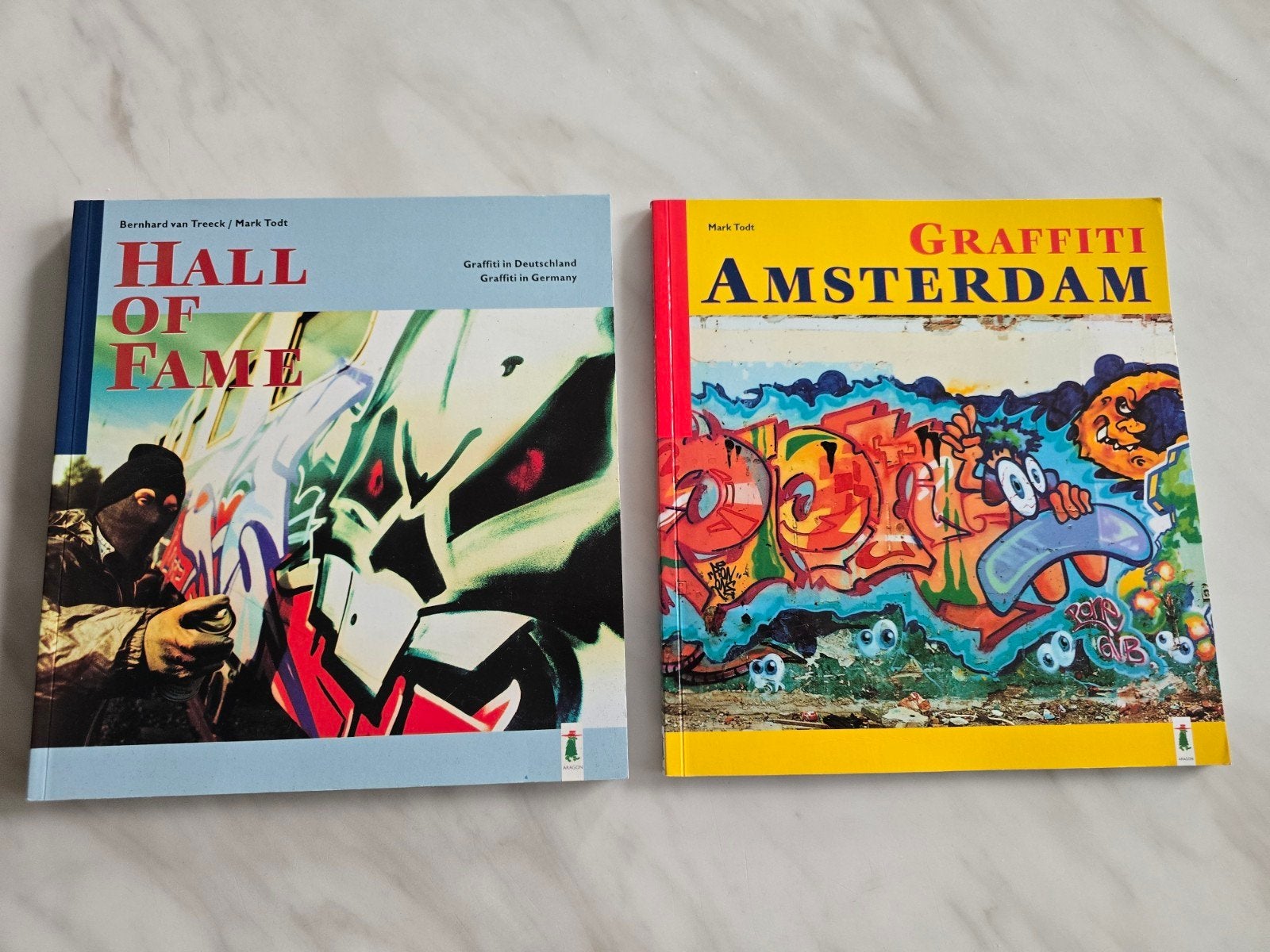 Graffiti boeken: Hall of Fame & Graffiti Amsterdam, Ophalen of Verzenden, Zo goed als nieuw, Overige onderwerpen, Bernhard van Treeck, Maja Fiedler