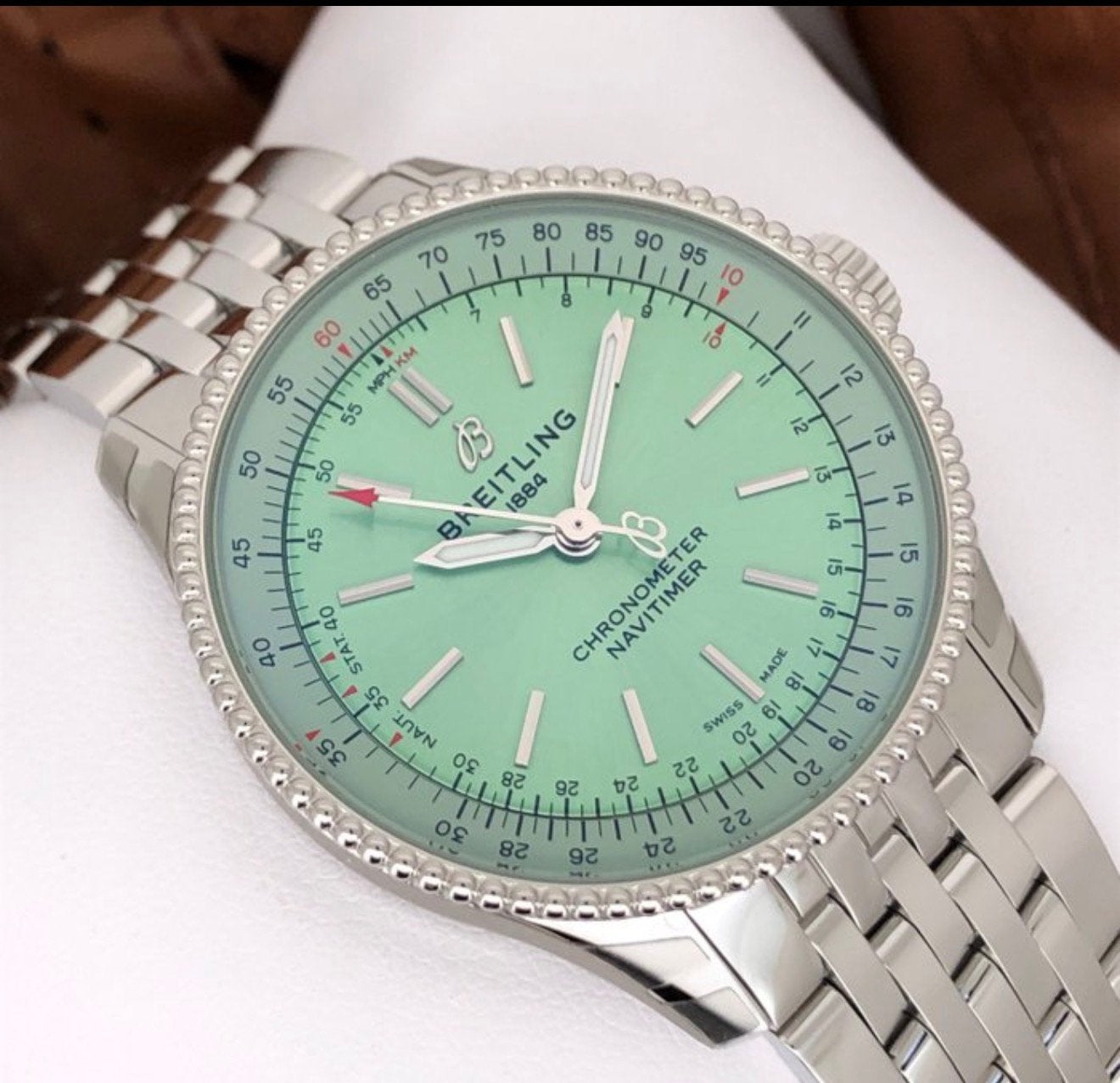 Breitling Navitimer Automatic 35 - A17395361L1A1 - full set, Ophalen, Staal, New Yorkstraat 441175 RD LijndenNederland, Staal