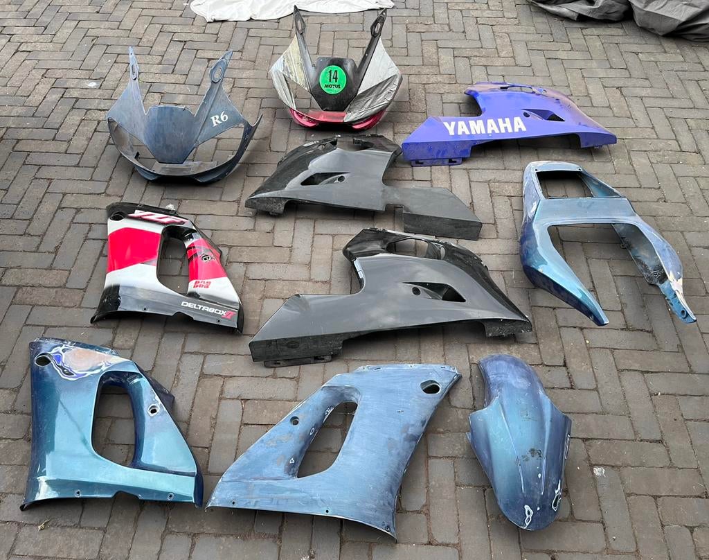 Kuipdelen Yamaha R6 1998-2002, Ophalen of Verzenden, Gebruikt