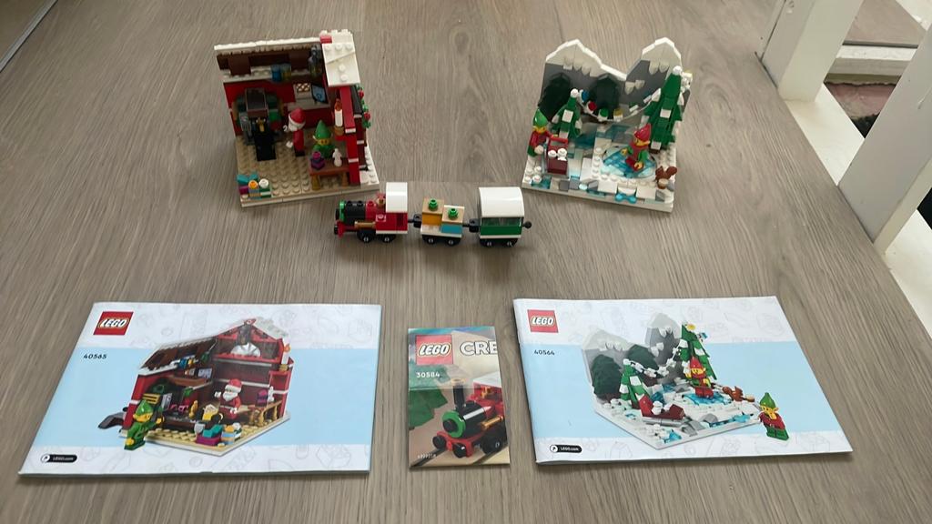 Lego kerst GWP 40565, 40564, 30584, Kinderen en Baby's, Speelgoed | Duplo en Lego, Zo goed als nieuw, Lego, Complete set, Meerdere sets