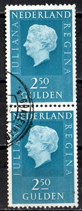 Nederland nr. 956b Koningin Juliana “Regina” paar gestempeld, Postzegels en Munten, Ophalen of Verzenden, Na 1940, Gestempeld
