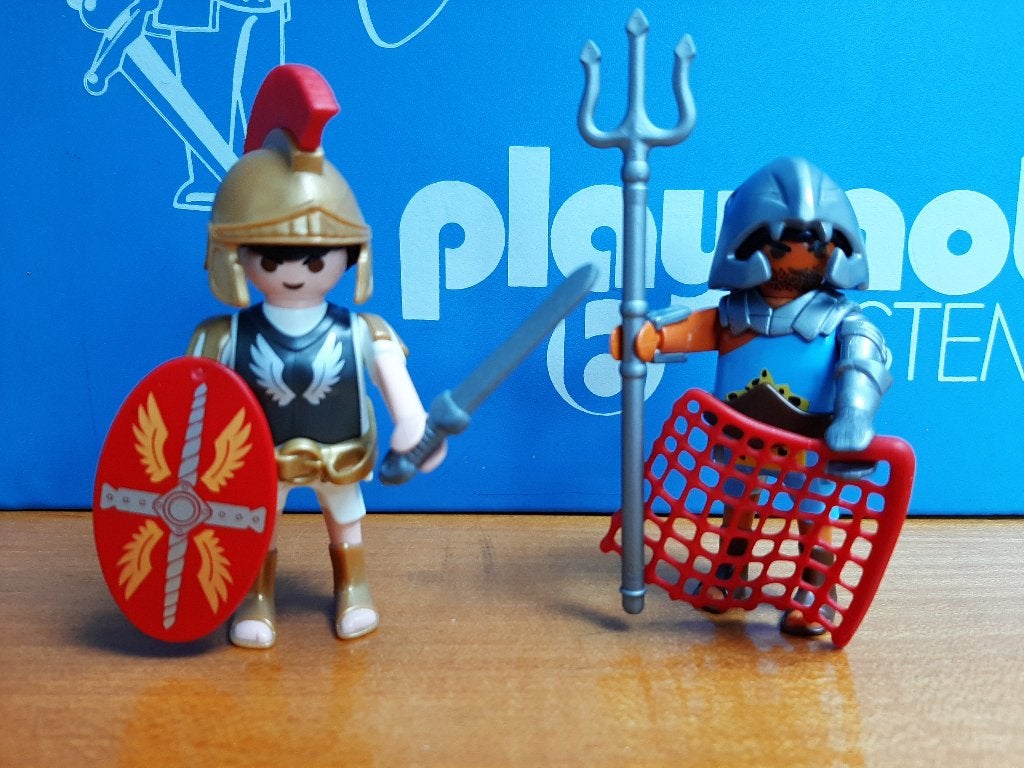 Romeinen history duopack leger 5817 tribun en gladiator 100%, Ophalen of Verzenden, Zo goed als nieuw, Complete set