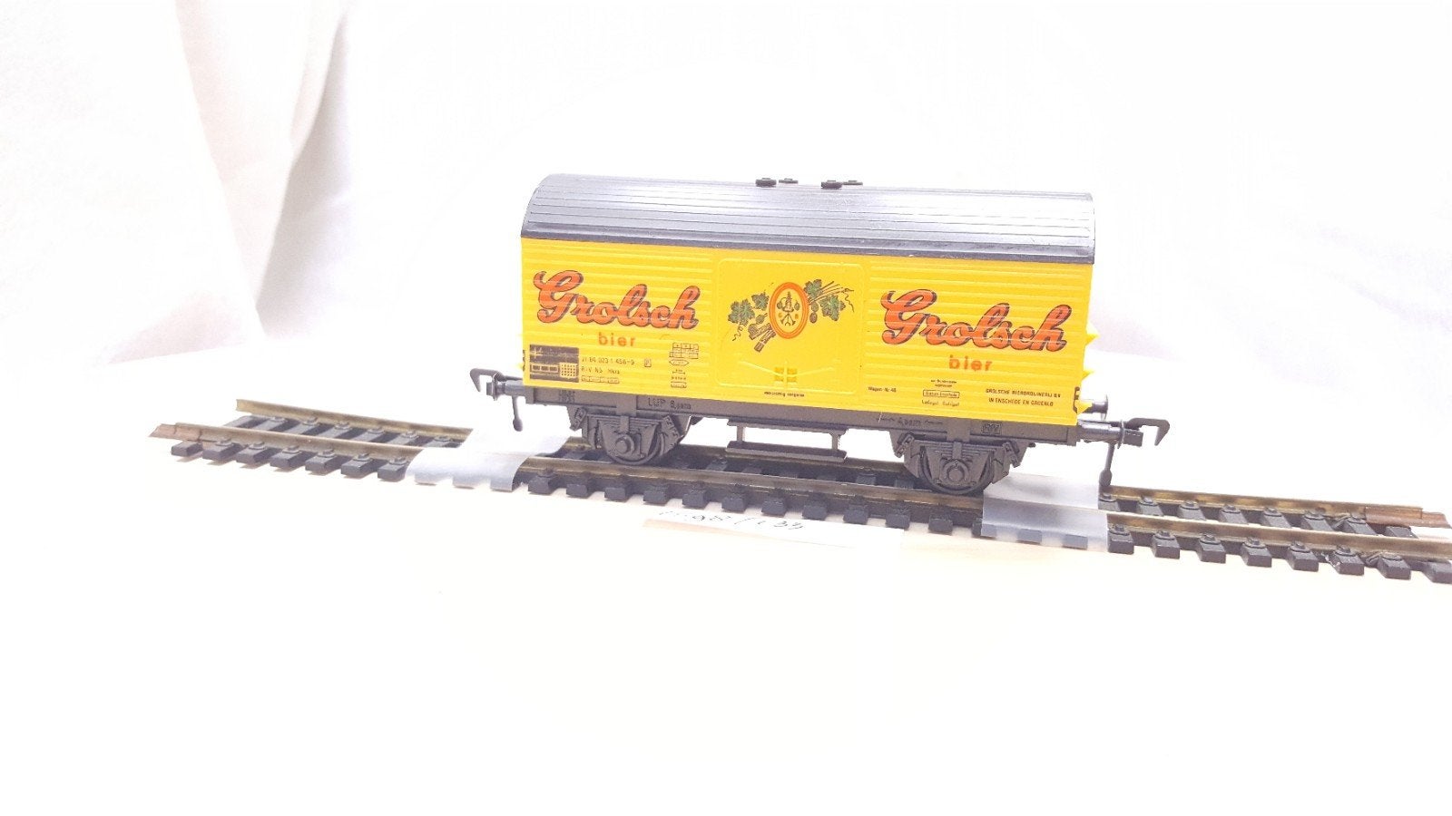 Fleischmann HO 5045 NS Grölsch bier koelwagon 1980, Gelijkstroom, Fleischmann, Wagon, Ophalen of Verzenden