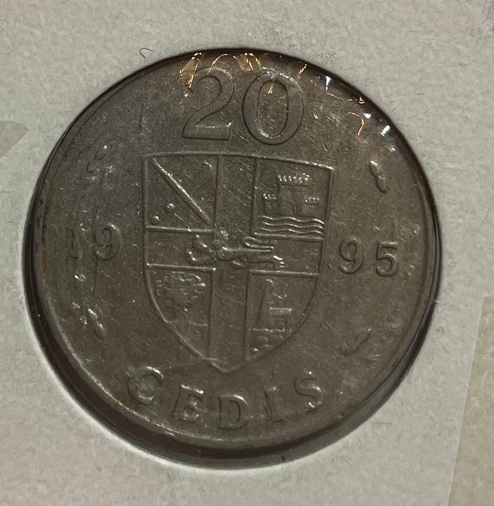 20 cedis Ghana 1995, Ophalen of Verzenden, Overige landen