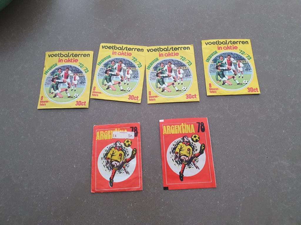 Vanderhout voetbalzakjes  72/73 en Argentina 78, Verzamelen, Ophalen of Verzenden, Buitenlandse clubs