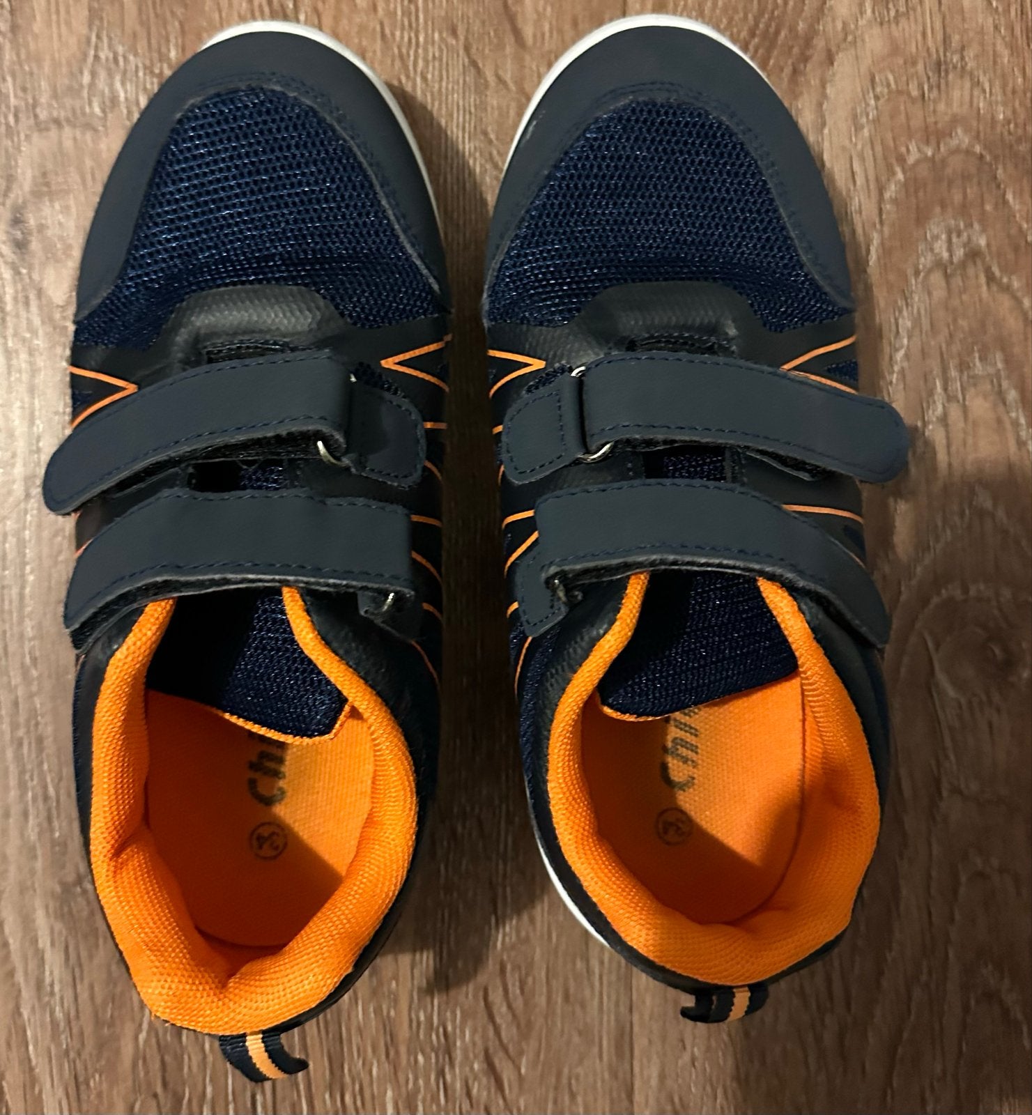 Gym schoene  maat 34 - blauw/oranje, Gebruikt, Jongen of Meisje, Schoenen, Ophalen of Verzenden