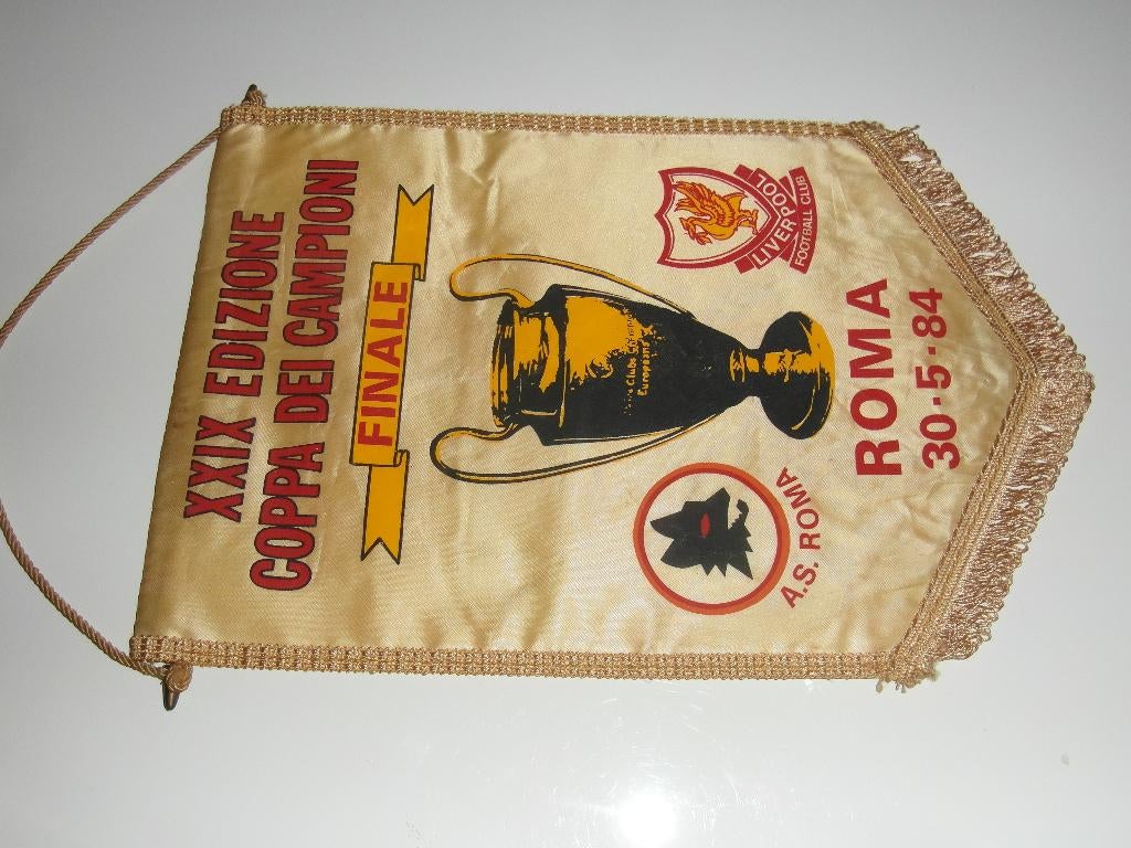 vaan as roma liverpool fc europa cup finale 1984, Ophalen of Verzenden, Gebruikt, Buitenlandse clubs, Vaantje of Sjaal