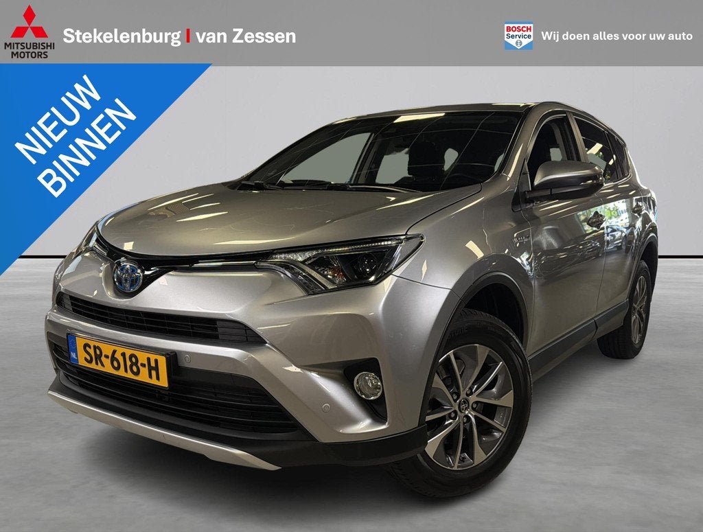 Toyota RAV4 2.5 Hybrid Dynamic NAP, 100% dealer onderhouden, Auto's, Toyota, Bedrijf, Te koop, Rav4, ABS, Achteruitrijcamera, Airbags
