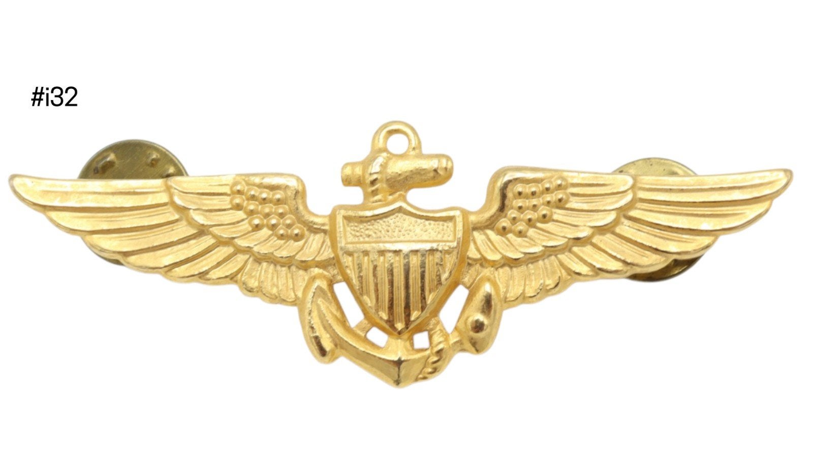 US Naval Aviator Wing, 3 inch, Ophalen of Verzenden, Marine, Amerika, Embleem of Badge