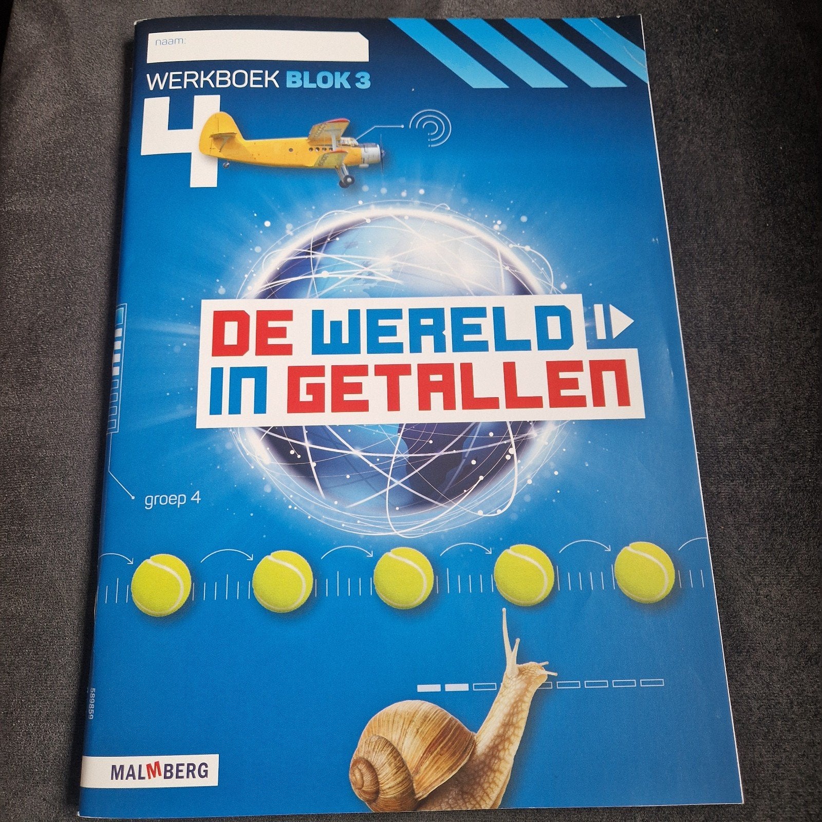 De Wereld in Getallen Werkboek Blok 3 Groep 4, Overige vakken, Malmberg, Ophalen of Verzenden, Zo goed als nieuw