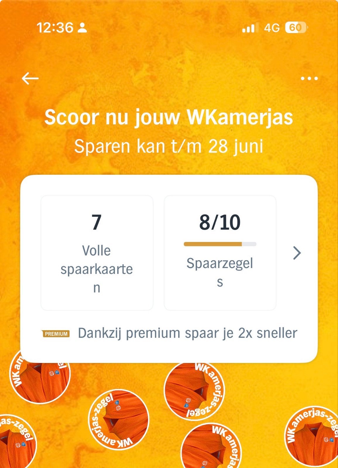 AH WKamerjas actie zegels. Volle spaarkaarten . Digitaal, Albert Heijn, Ophalen of Verzenden