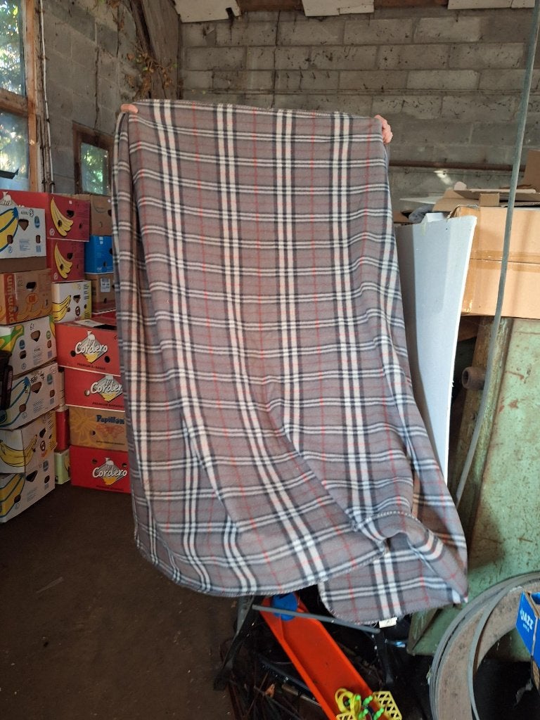 plaid fleece, Ophalen of Verzenden, Zo goed als nieuw, Fleecedeken