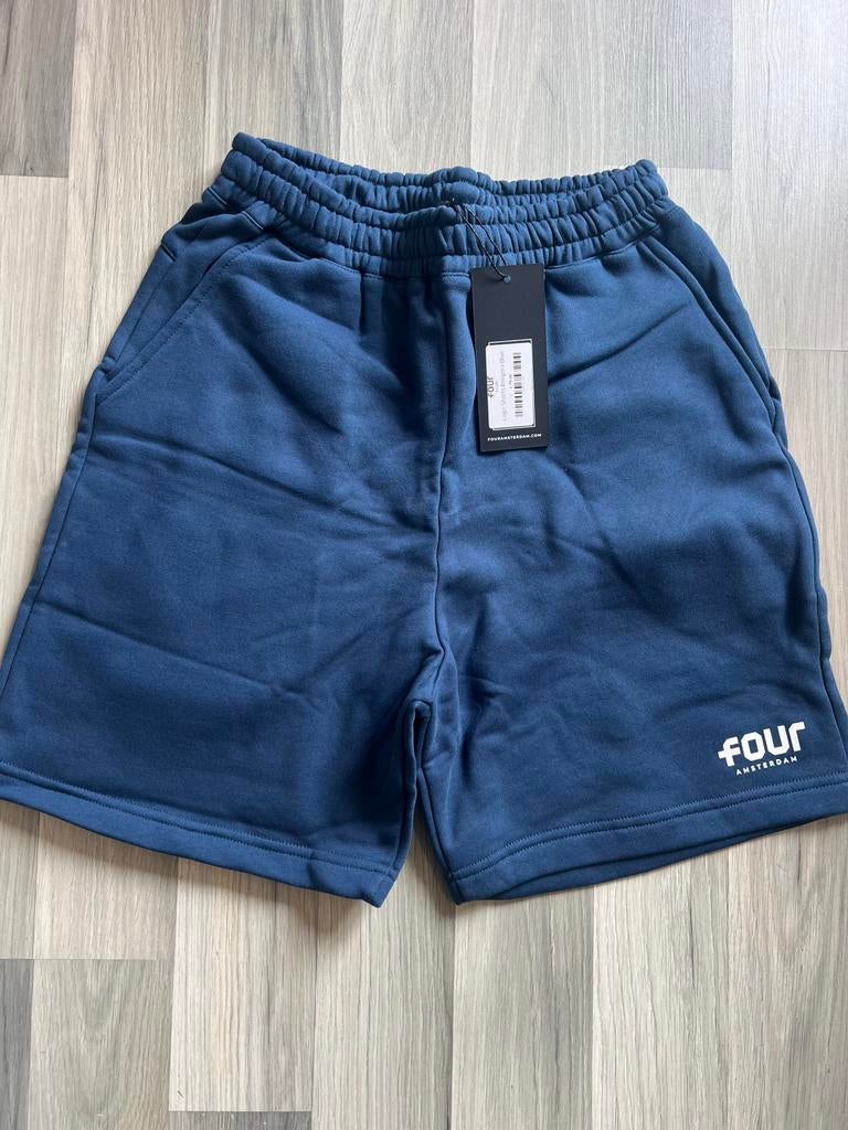 FOUR logo shorts, Kleding | Heren, Broeken en Pantalons, Ophalen of Verzenden, Nieuw, Maat 46 (S) of kleiner, Blauw