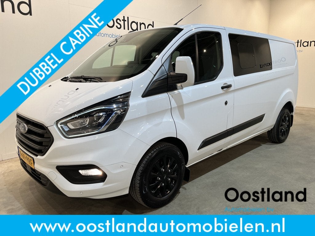 Ford Transit Custom 2.0 TDCI L2H1 170 PK DC Dubbel Cabine /, Voorwielaandrijving, Stof, 4 cilinders, Met garantie (alle)