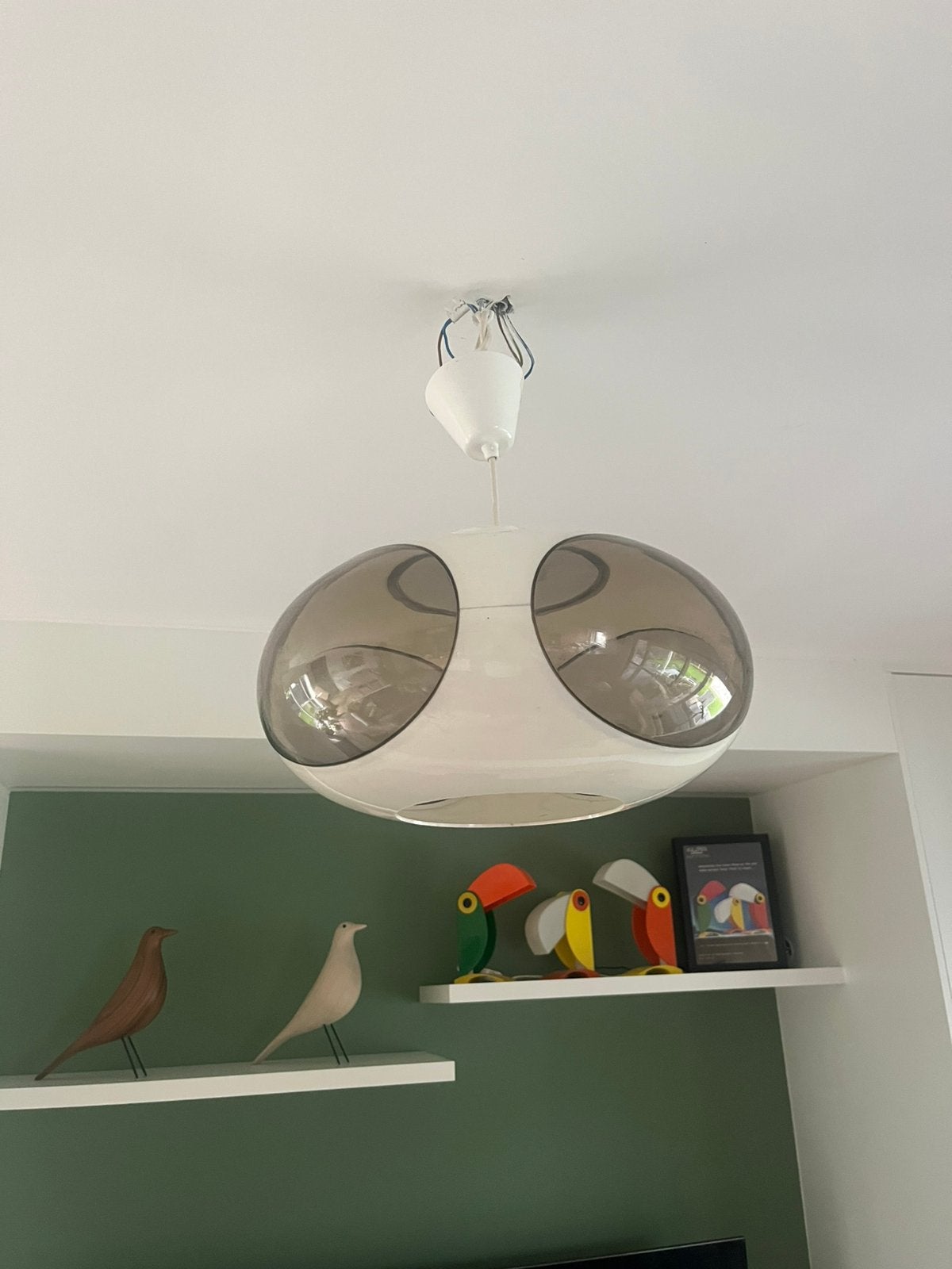 Ufo Bug eye lamp, Ophalen of Verzenden, Gebruikt