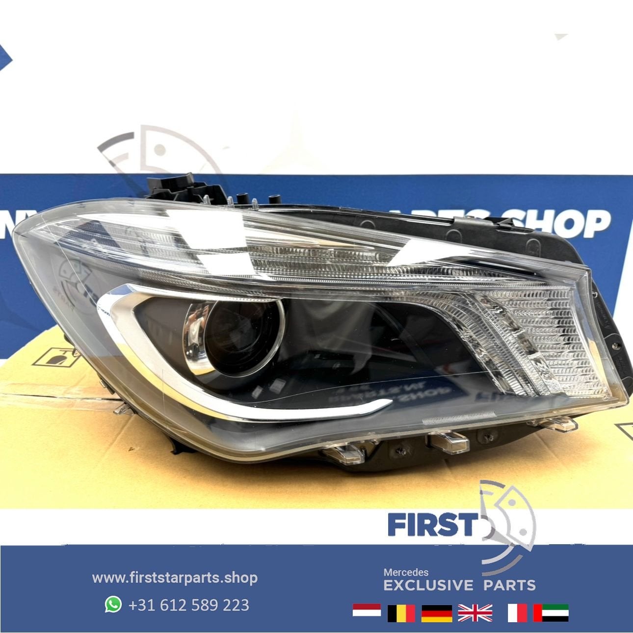 W117 C117 CLA LED BI XENON KOPLAMP RECHTS A1178201661 2013-2, Gebruikt, -, Ophalen of Verzenden, -