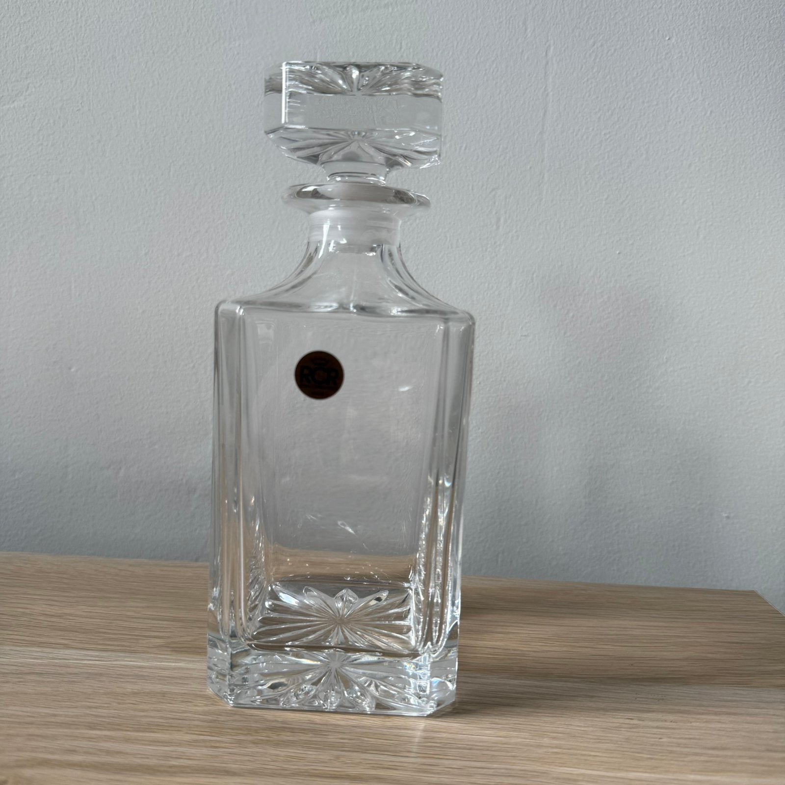Whiskey carafe new! Royal crystal rock Italia, Ophalen of Verzenden