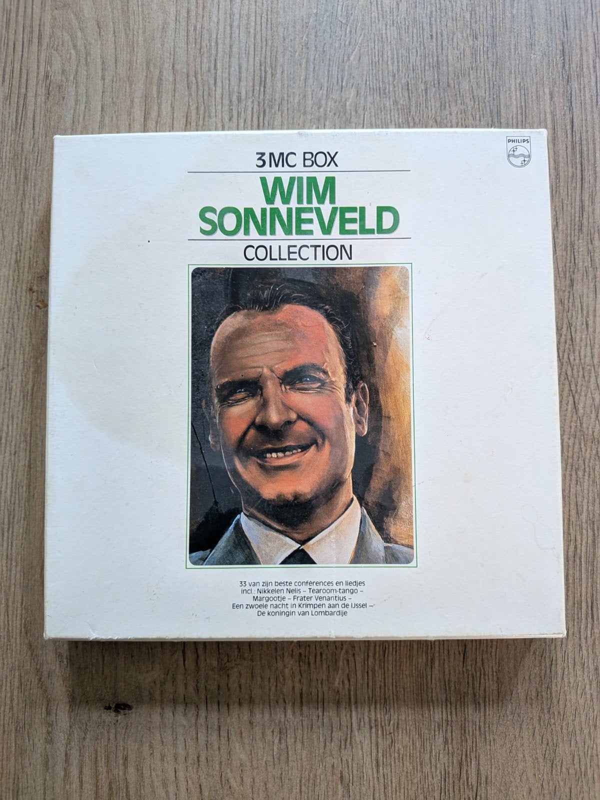 Vintage Wim Sonneveld Collection – Unieke 3 MC Cassette Box, Cd's en Dvd's, Cassettebandjes, Ophalen, 2 t/m 25 bandjes, Verzamelalbums