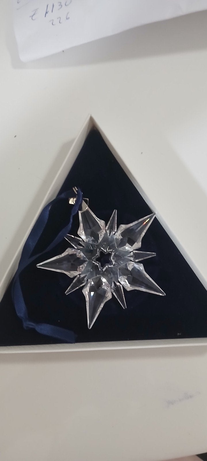 Swarovski Ster 2001 Kerstornament, Ophalen of Verzenden, Zo goed als nieuw, Figuurtje