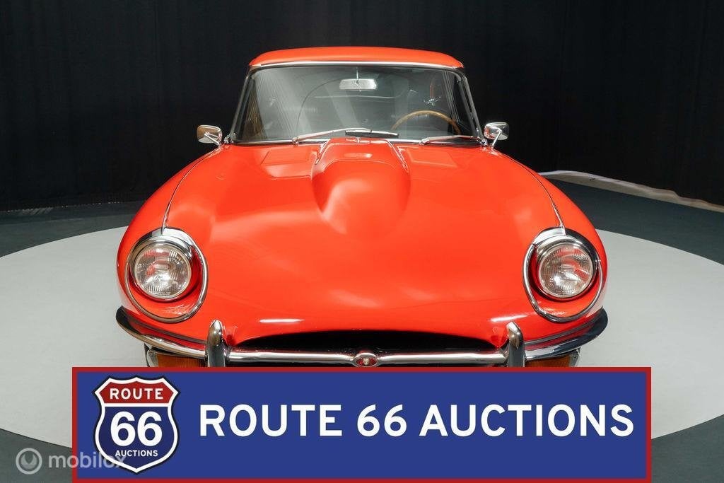 Jaguar E-Type Coupe Series 2 | 1970 | Route 66 Auctions, Overige carrosserieën, Zwart, Bedrijf, Handgeschakeld