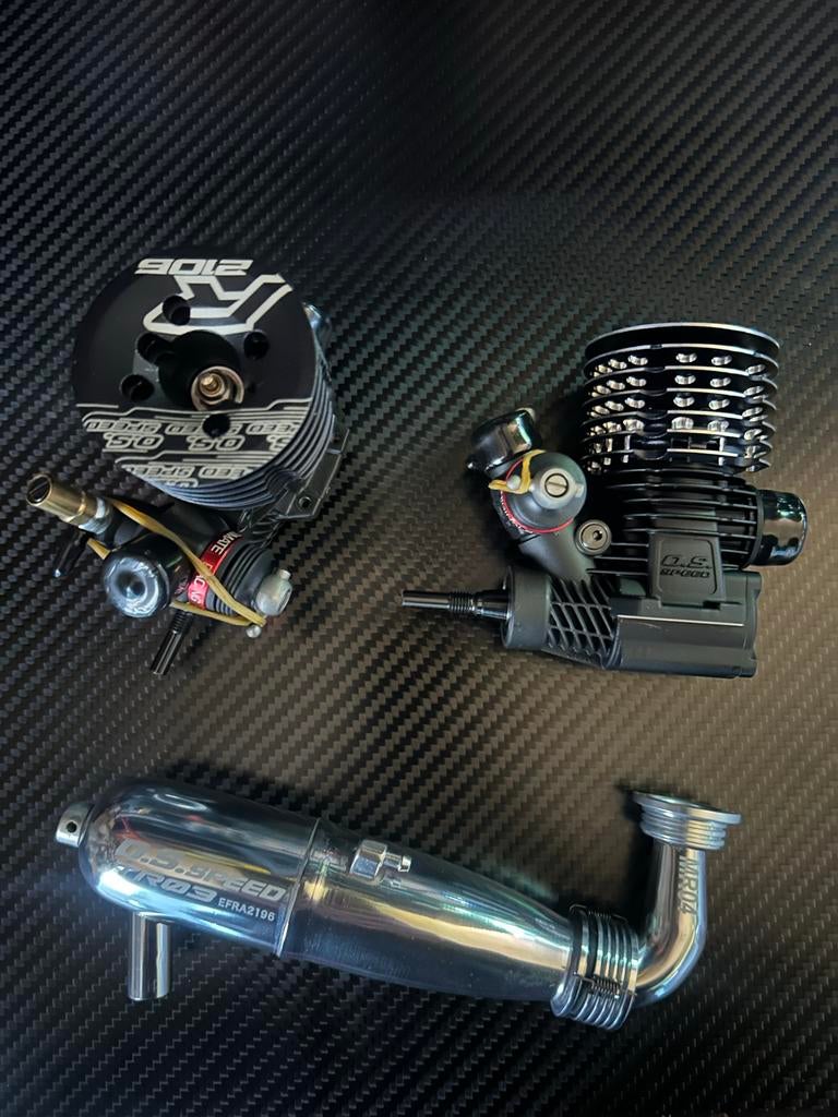 Gloednieuwe OS SPEED R2106 en TR03 efra2196+MR04 nitro motor, Nieuw, Ophalen of Verzenden, Auto onroad, Nitro