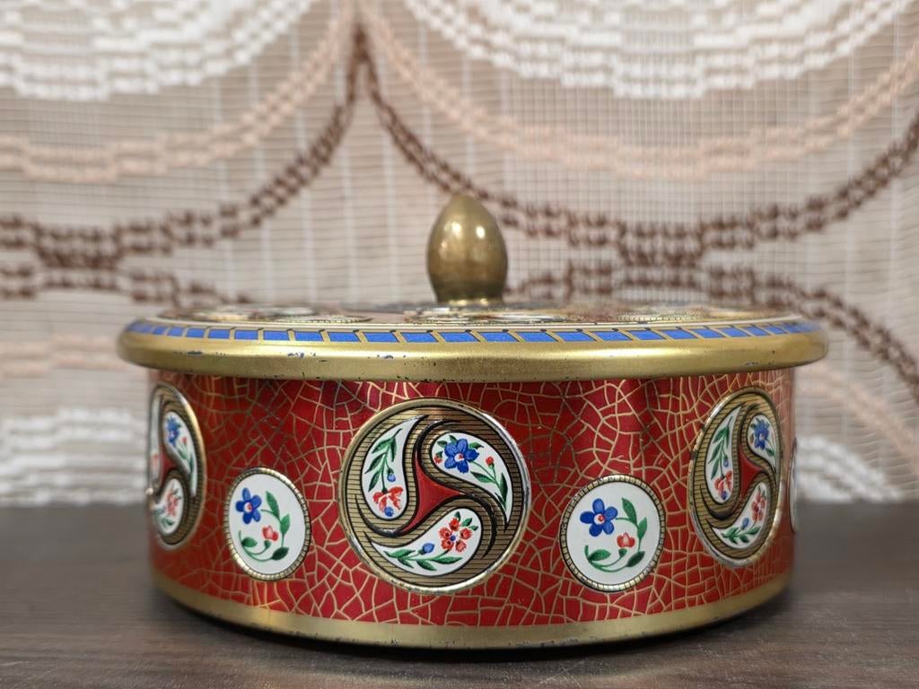 Vintage rond blik made in Holland, Verzamelen, Blikken, Ophalen of Verzenden, Overige