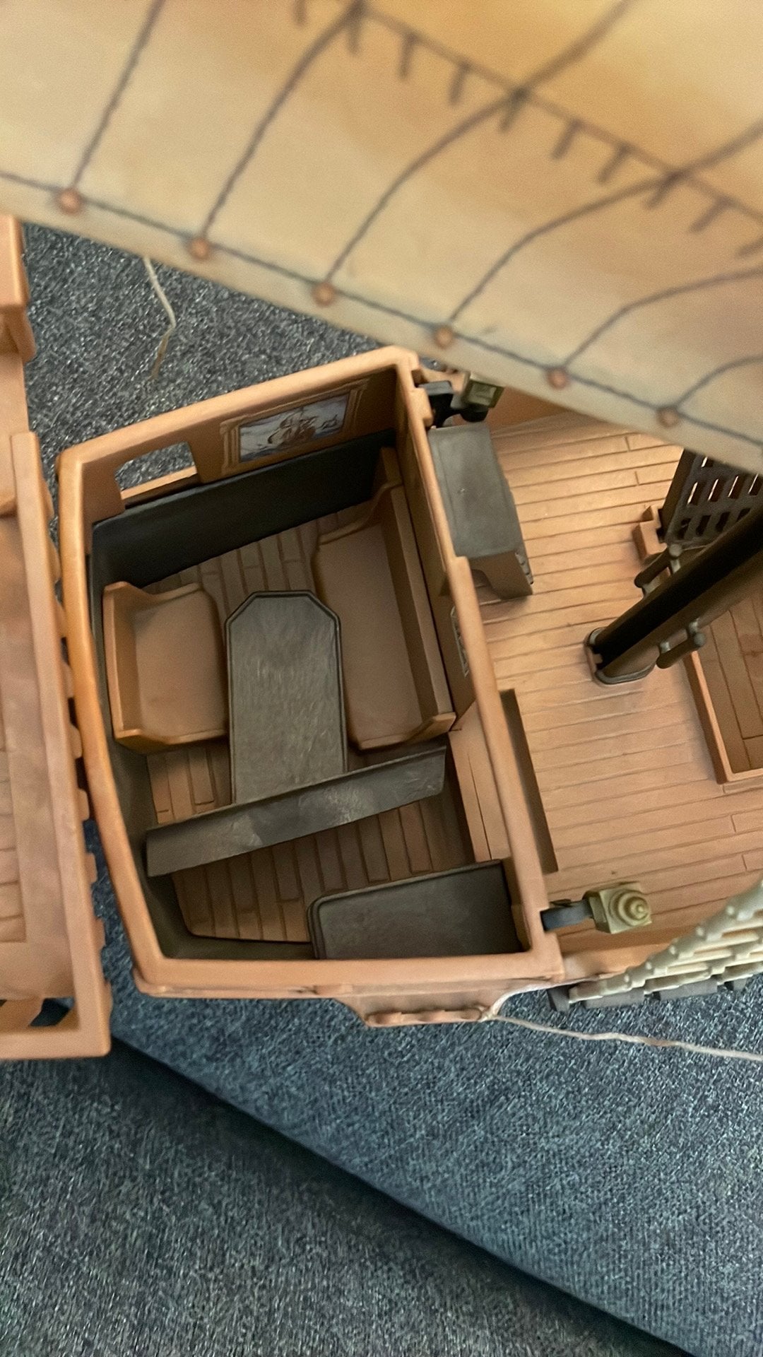 Te koop: Playmobil 4290 Groot Piraten Tarnschiff -, Kinderen en Baby's, Ophalen, Gebruikt, Losse onderdelen, Historisch