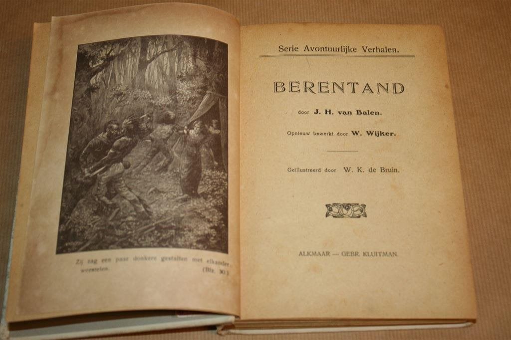 Berentand. Balen. Kluitman, 1919., Boeken, Ophalen of Verzenden, Gelezen