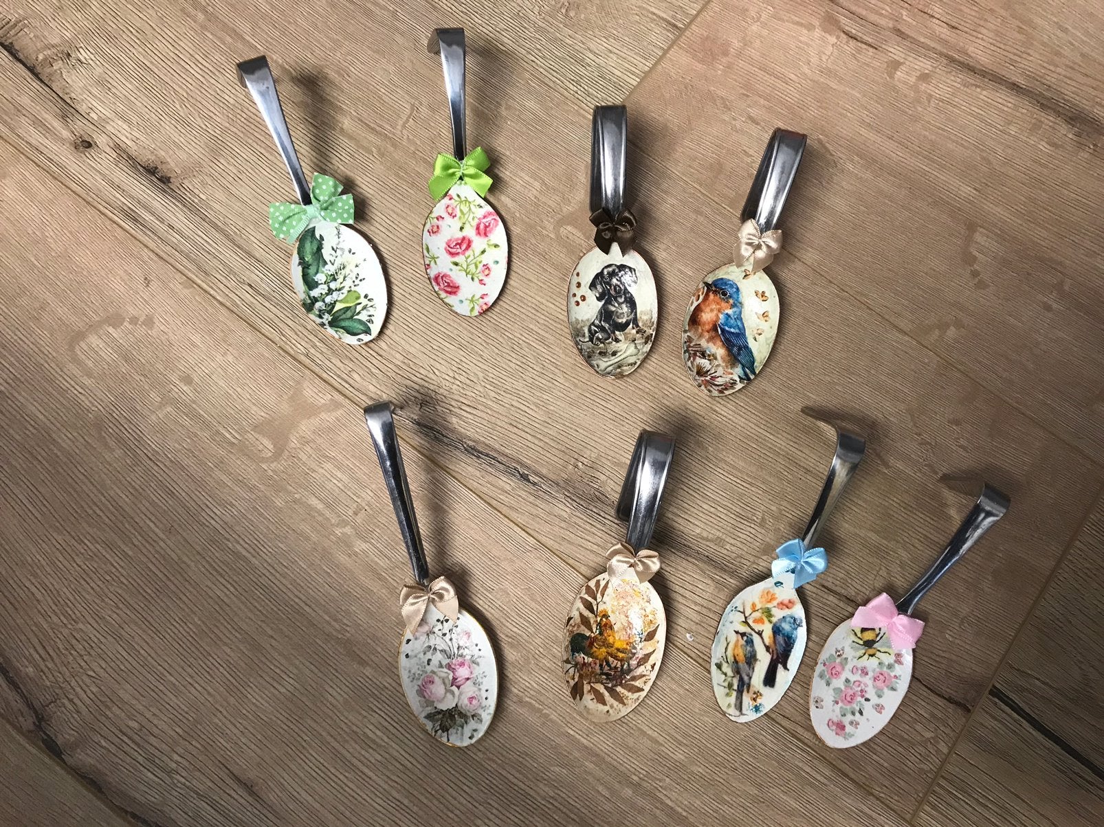 Decoratieve Lepels met Unieke Afbeeldingen, Vintage, Meerkleurig, Nieuw, Ophalen of Verzenden