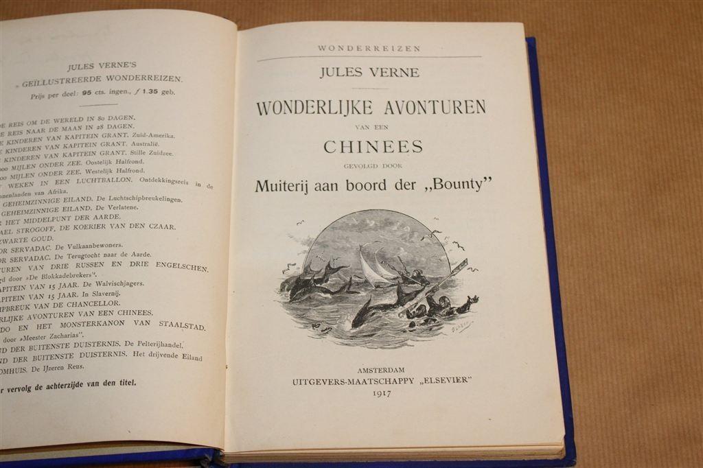 Jules Verne Wonderreizen — Avonturen van een Chinees [1917], Ophalen of Verzenden, Gelezen