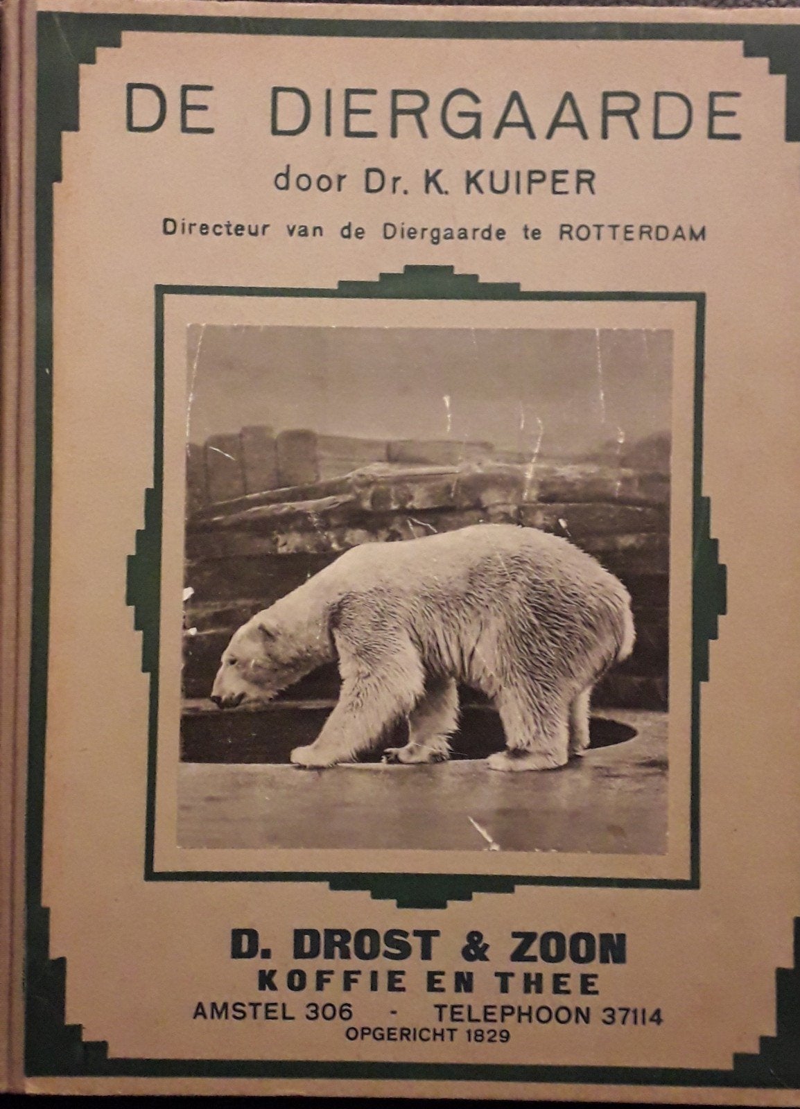 De Diergaarde Rotterdam door Dr.K.Kuiper, Boeken, Ophalen of Verzenden, Gelezen