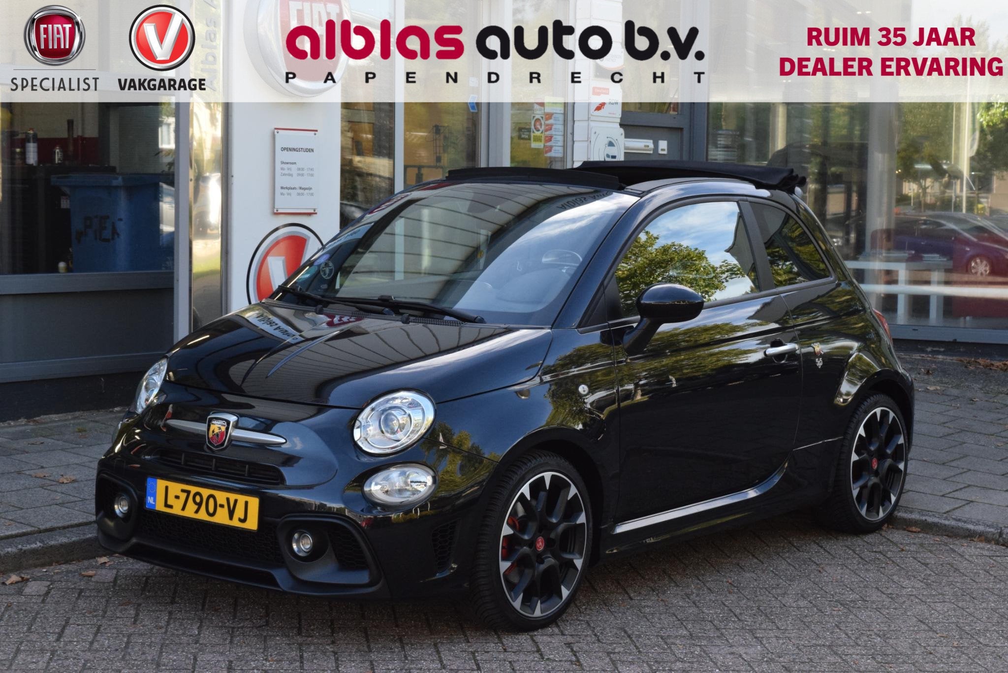 Abarth 500C 595|Cruise|Beats|Xenon|Stoelverw., Auto's, Voorwielaandrijving, 145 pk, Stof, Euro 6