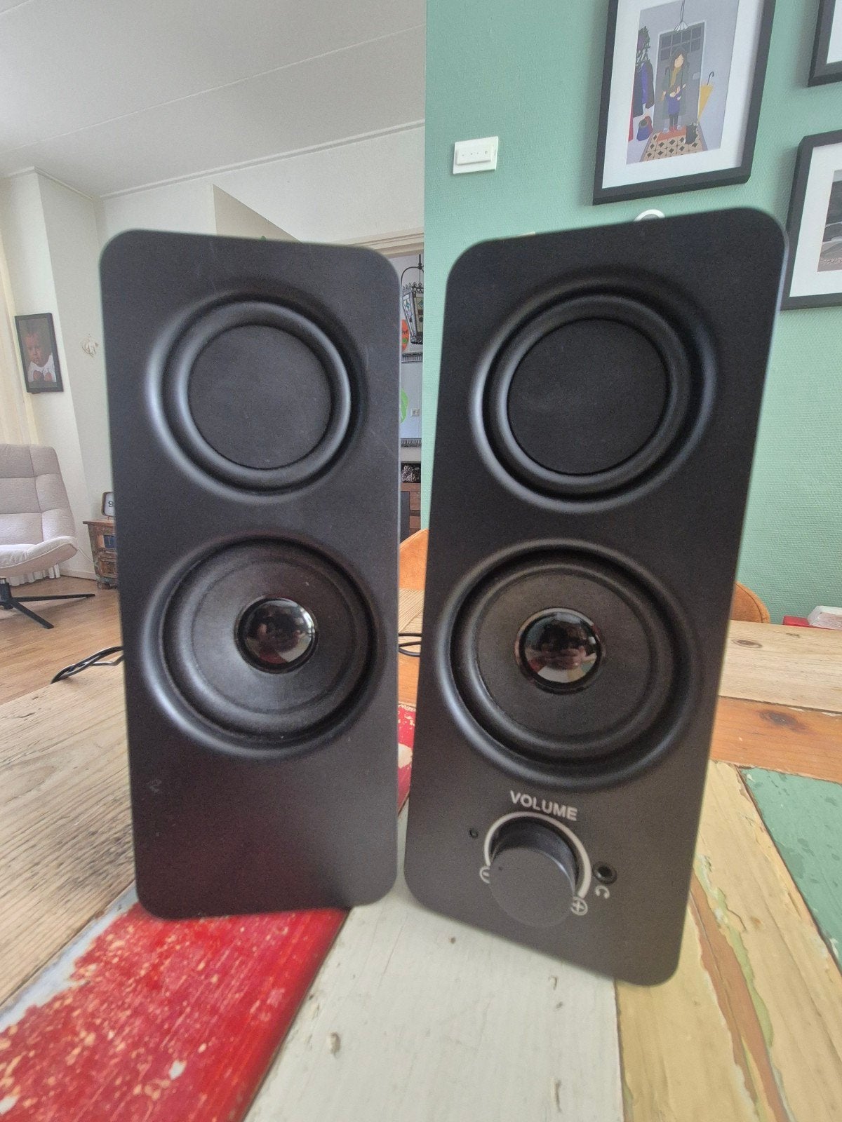 Dayes Europe SL-SV-SPWI02-B Stereospeakers (10W RMS), Ophalen of Verzenden, Zo goed als nieuw, Minder dan 60 watt, Overige merken