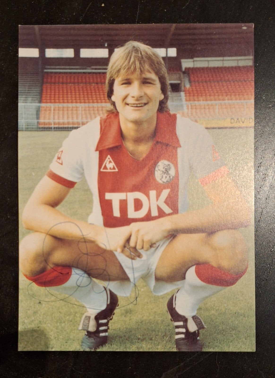 Gesigneerde foto Peter Boeve Ajax Amsterdam, Verzamelen, Ophalen of Verzenden, Zo goed als nieuw, Ajax